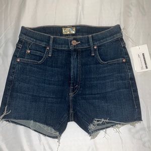new MOTHER denim shorts